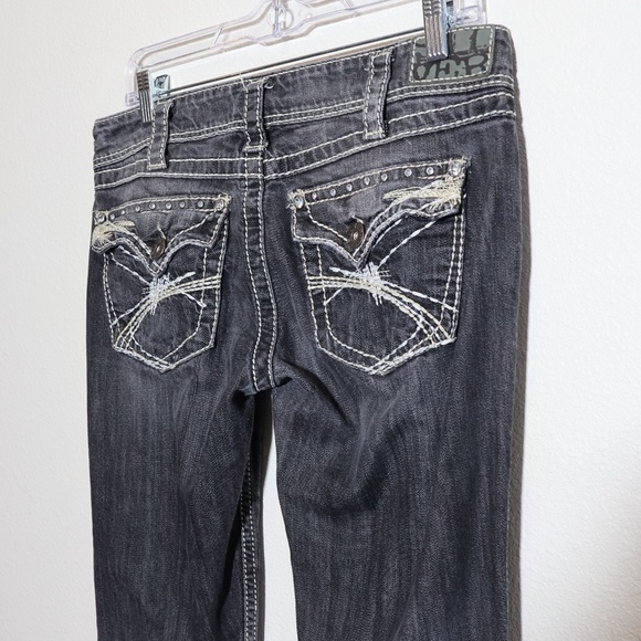 Silver Jeans Gray Slim Bootcut McKenzie Low Rise Jeans SIZE 30/32 - Picture 7 of 14